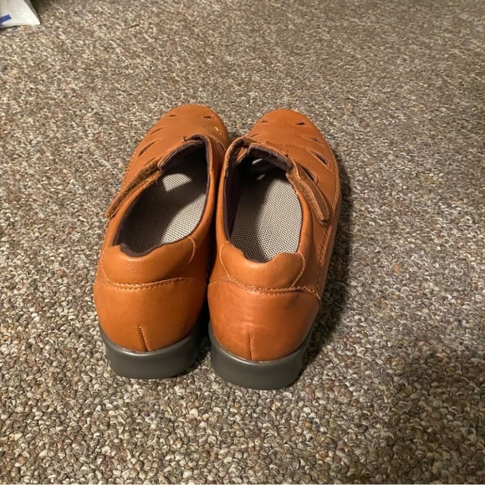 SAS Tripad Comfort Shoes Size 9 S Women’s Mary Jane Brown Velcro‎ GrannyCo… - Picture 4 of 11